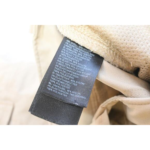 North Face Nylon Pants Stretch Camp Fishing Beige Light Weight Mens Sz 36 x 32 - Picture 7 of 8